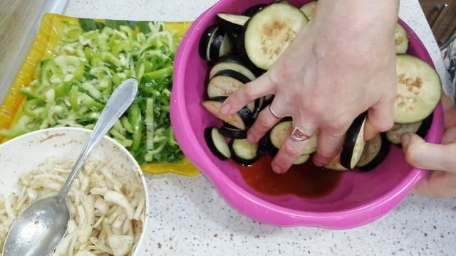 Баклажаны по-корейски, Салат из баклажан, Запеченные баклажаны