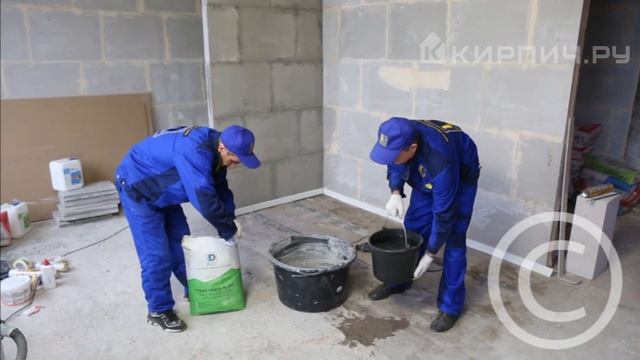 Стяжка пескобетоном - как сделать смотреть онлайн