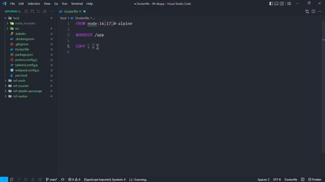 Micro-Frontend y Docker - 01 Dockerfile Base смотреть онлайн