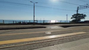 Шепси, как оно есть! ЖД вокзал, пляжи после шторма.