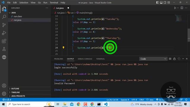 IF and Switch statement in java | Tutorial in Tamil | Tamil Programmer