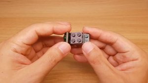 Mini LEGO brick tank transformer mech - Armored Steel (similar to Brawl) #LEGO #transformers