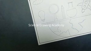 national science day drawing poster easy and simple 2023  | science drawing academy | art