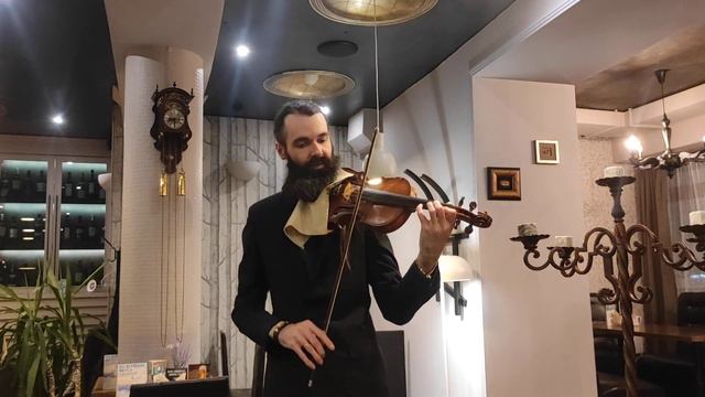 J.S. Bach andante sonata no 2 for solo violin 🎻 Бах соната для скрипки соло Kosta T скрипка Анданте смотреть онлайн