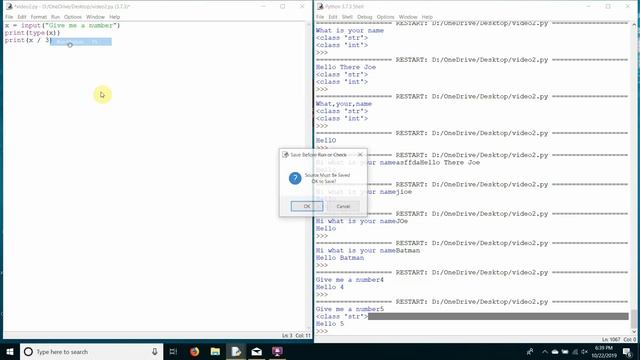 Python input() function (2019)
