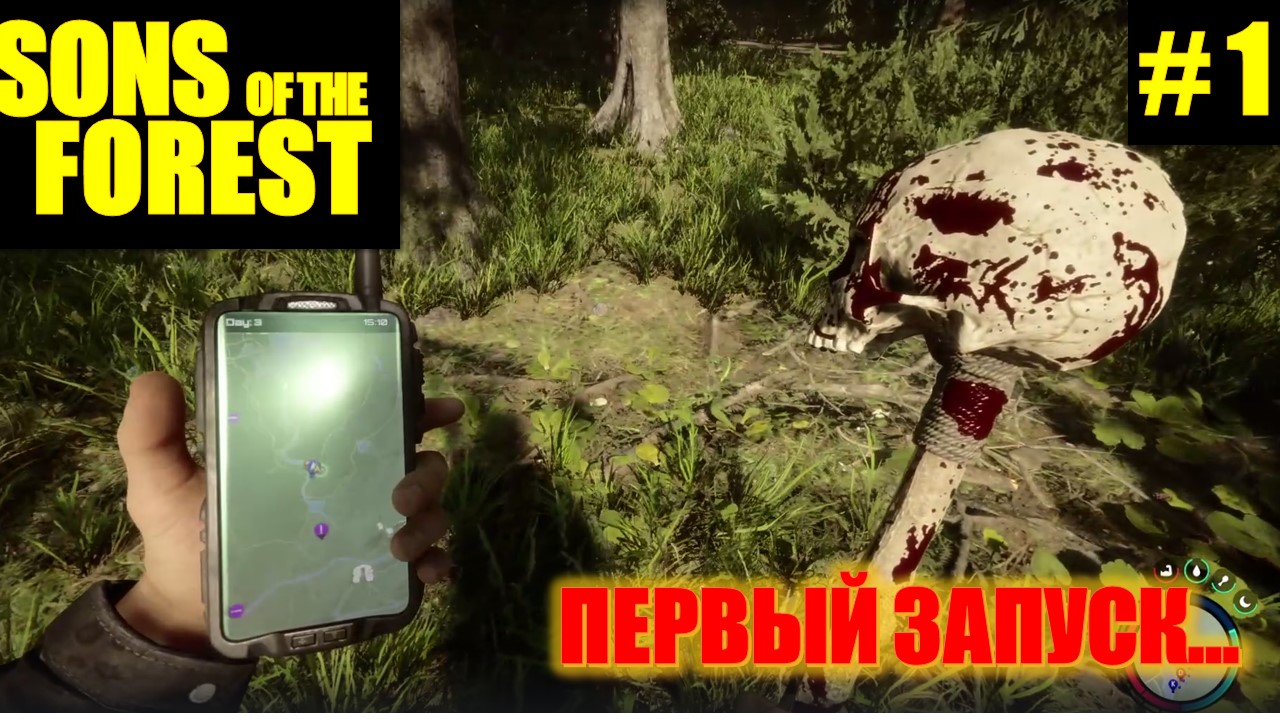 Sons of the Forest. Первый запуск. Знакомство с игрой.