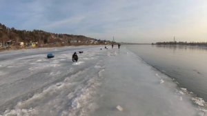 Хариус на тирольку, 1.03.2019