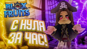 BLOX FRUITS: С нуля за час! Прохождение с самого начала.