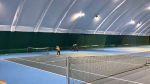 Большой теннис тренировка для детей 6 лет | Оранжевый мяч | Учимся играть в большой теннис