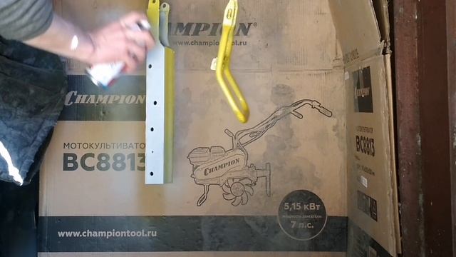 Усиленный передний адаптер для мотоблока чемпион ВС-8813 ( он же Салют-100) смотреть онлайн