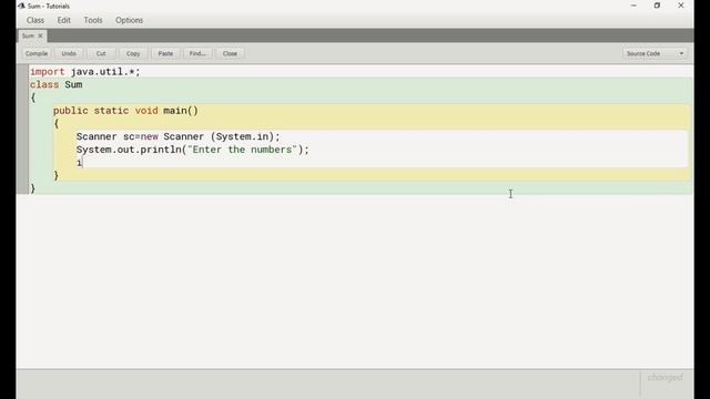 Sum || Java Program || Using Scanner смотреть онлайн