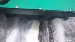Деревянная лодка с водомётом(смотреть до конца)