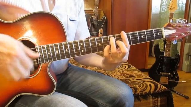 Твоя судьба-Ю. Антонов (как играть на гитаре аккорды) смотреть онлайн