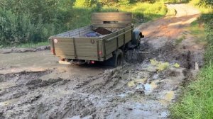 Газ 51 по бездорожью