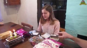 Анюте 13 лет! Празднуем, дарим подарки. (03.20г.) Семья Бровченко.