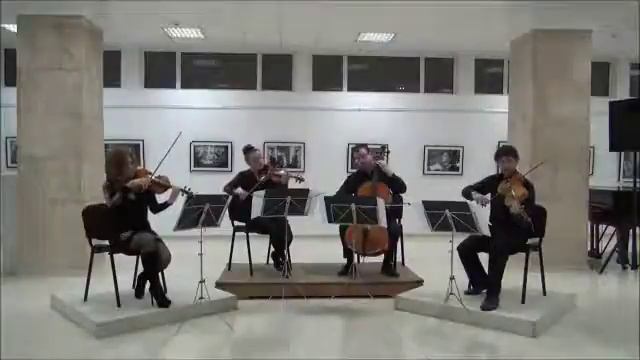 Quartet Sintez performs Piazolla's "Adios Nonino" смотреть онлайн