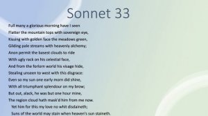 Sonnet 33