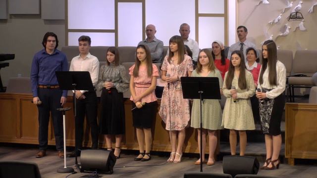 "Он Воскрес" Пение подростковой группы смотреть онлайн