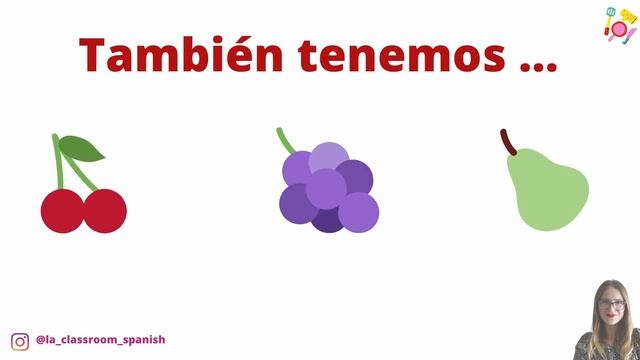 ИСПАНСКИЙ ЯЗЫК ДЛЯ НАЧИНАЮЩИХ. УПРАЖНЕНИЯ ПО ТЕМЕ "ФРУКТЫ". Las frutas en español. Vocabulario A1. смотреть онлайн