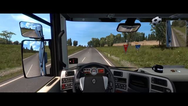 ETS2 1.36 Renault Magnum Route Dresden (D) - Hannover (D) 420 km durch Mitteldeutschland Germany смотреть онлайн