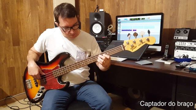 Baixo Fender Jazz Bass Sunburst смотреть онлайн