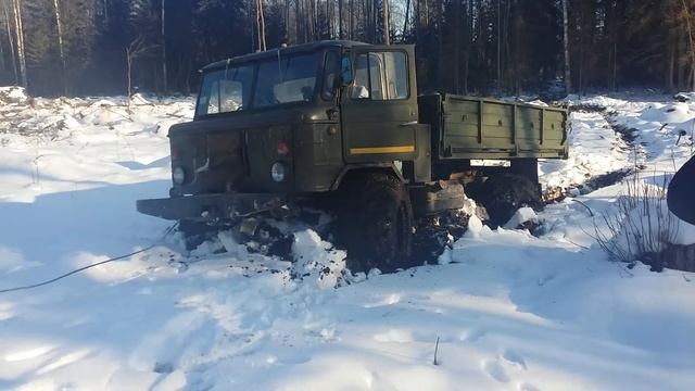 газ 66 на арочных шинах самовытаскивание смотреть онлайн