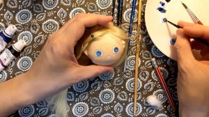 Как нарисовать лицо кукле. Роспись лица текстильной куклы поэтапно.