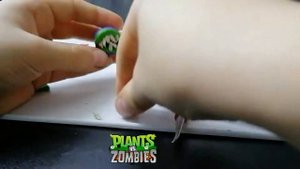 Леплю растения из игры Plants vs Zombies | Растения против зомби из пластилина