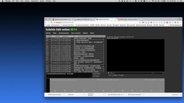 How to create Chinese and English subtitle on HTML5 video tag from mov video смотреть онлайн