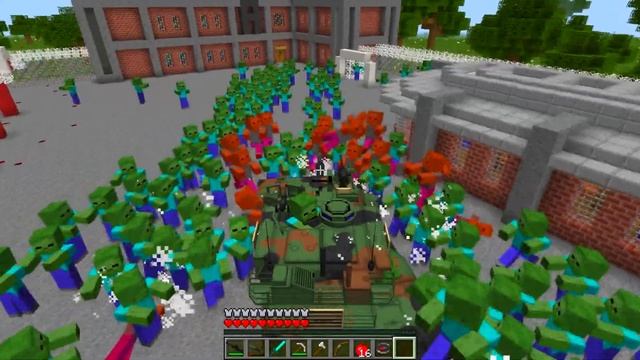 ТАНК НУБА И ПРО ПРОТИВ ЗОМБИ В МАЙНКРАФТ! НУБ И ПРО ПРОТИВ ЗОМБИ АПОКАЛИПСИС MINECRAFT ТРОЛЛИНГ