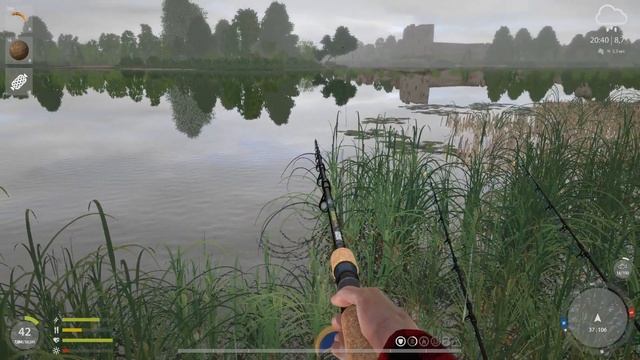 Русская рыбалка 4 - река Волхов - Плотва у камышей смотреть онлайн