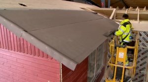 KERABIT Монтаж кровли из мягкой черепицы