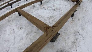 Обвязка (ростверк) из бруса 150х150
