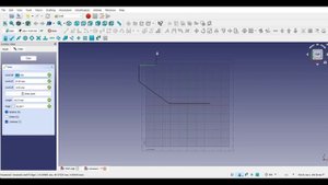 creating simple 2D drawing in Draft workbench FREECAD
