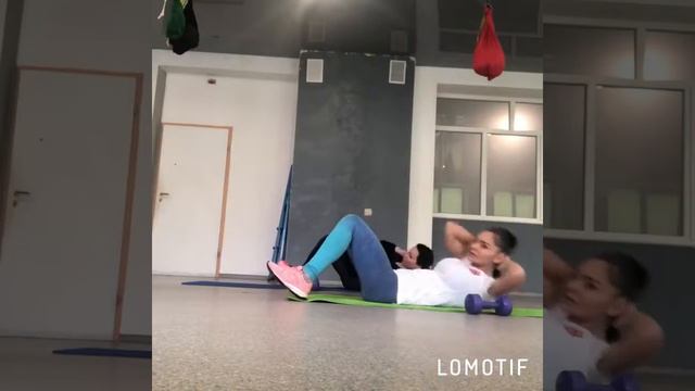 Тренировка в паре .Кардио тренировка. Похудение смотреть онлайн