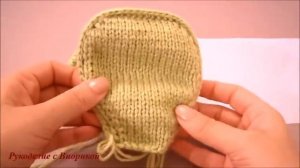 Детские шапочки крючком и спицами.№2 Шапочка для новорожденного