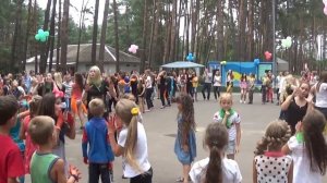 Детская лагерная танцевалка "Чика Рика". Звёздный-2015