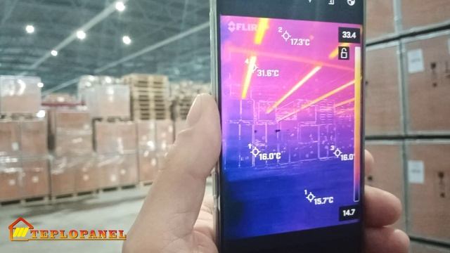 Как отопили большой склад в Подольске при помощи потолочного лучистого отопления ТЕПЛОПАНЕЛЬ?