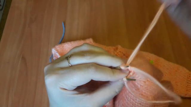Шов петля в петлю. Сшивание ластовицы.
