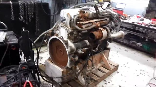 2007 Mercedes OM460 EGR Engine смотреть онлайн