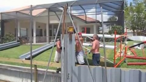 Забивка шпунта