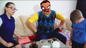 Hello Neighbor - Строгая Училка и папа ПРИВЕТ СОСЕД