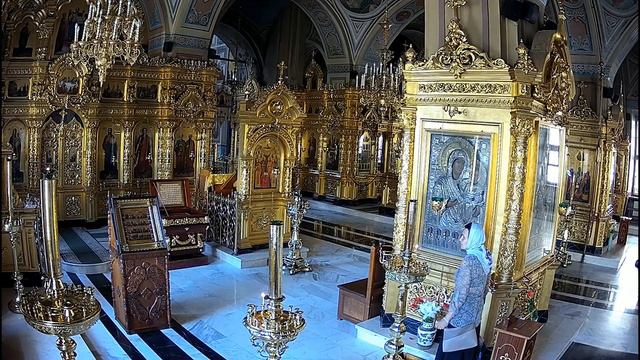 15.07 Чт. Положение ризы Пресвятой Богородицы во Влахернской церкви. Утреня, часы и литургия. смотреть онлайн