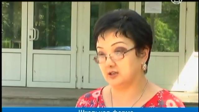 Цветовая гамма школьной формы: серый, фиолетовый, красный и синий смотреть онлайн