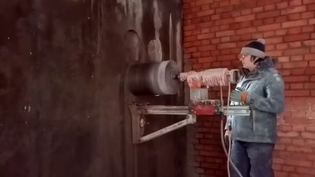 Алмазное бурение под теплотрасу в Одинцово