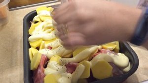 Кролик с картошкой в духовке. Быстро, вкусно , сытно!