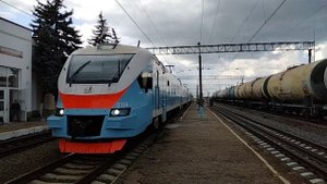 ЭП2Д-0114 на станции Остряково