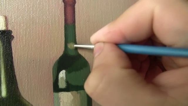 Как рисовать стеклянные предметы. Бутылки.