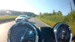 Honda HORNET 900 / CB900F - Short Distance Run - 210 Km/h