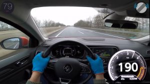 Renault Megane IV GT 1.5 dCi 110HP (2018) AUTOBAHN POV TOP SPEED ?